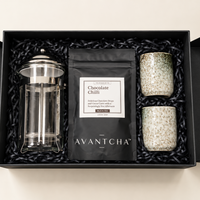 Luxury Tea Ritual Gift Box with French Press & Ceramic Cups