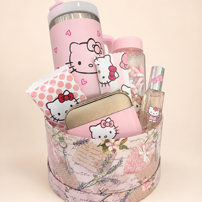 Luxury Hello Kitty Pink Gift Hatbox for Her