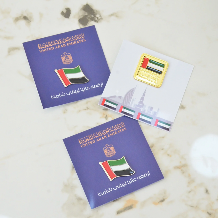 UAE flag brooch