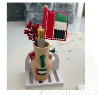 12 charming handcrafted clay vase