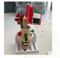 12 charming handcrafted clay vase