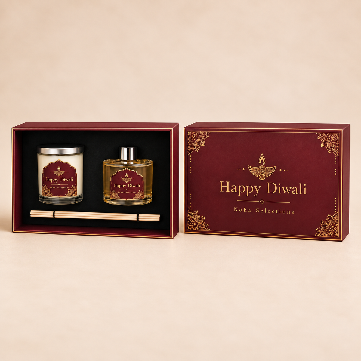 Festival of Light Duo | Premium Candle & Diffuser Gift Set