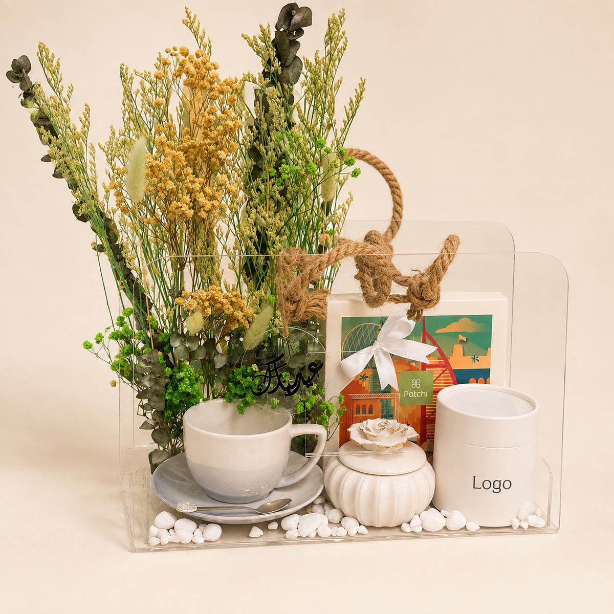 Luxury Acrylic Gift Basket