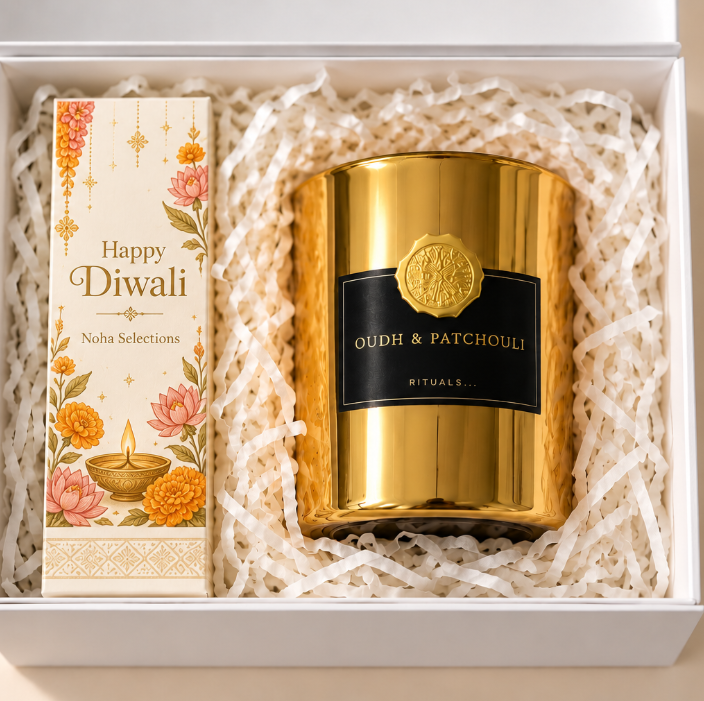 Oudh Lumière Rituals Candle Diwali Box