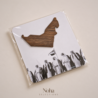 Wooden UAE Map Oud