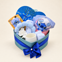 Luxury Stitch Birthday Gift Box with Blue Accessories